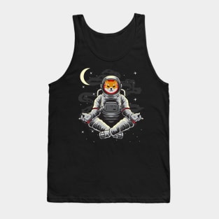 Astronaut Yoga Shiba Inu Coin To The Moon Crypto Token Shib Army Cryptocurrency Wallet HODL Birthday Gift For Men Women Tank Top